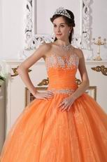 Cheap Sweetheart Orange Buy Dress To Quinceanera Party