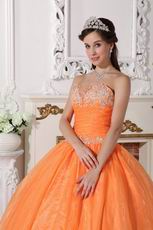 Cheap Sweetheart Orange Buy Dress To Quinceanera Party