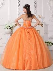 Cheap Sweetheart Orange Buy Dress To Quinceanera Party