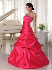 Custom Made Designer Your Own Hot Pink Quinceanera Dress With Pick-ups Like Princess