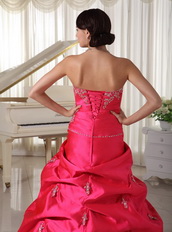 Custom Made Designer Your Own Hot Pink Quinceanera Dress With Pick-ups Like Princess