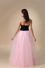 Black And Pink Floor Length Skirt Best Deals Prom Dress