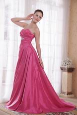 Sweetheart Deep Pink Prom Dress 2014 Prom Party Wear