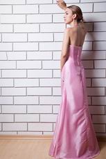 Affordable Pink Taffeta Formal Evening Dress Slim