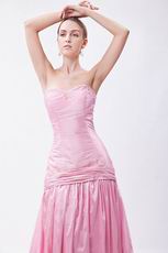 Cute Sweetheart Pink Taffeta Wholesale Prom Dress China