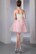 Lovely Multi Color Applique Flowers Sweet 16 Dress Discount