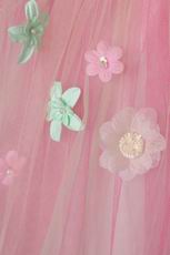 Lovely Multi Color Applique Flowers Sweet 16 Dress Discount