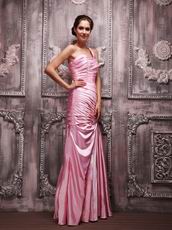 Fuchsia Taffeta Evening Dresses UK With One Shoulder