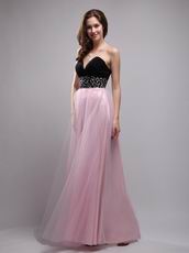 Mature Women Prefer Pink Colour System Evening Dres