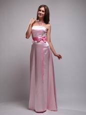 Mature Baby Pink Ebay Prom Dresses With Handmade Bowknot