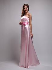 Mature Baby Pink Ebay Prom Dresses With Handmade Bowknot