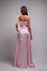 Mature Baby Pink Ebay Prom Dresses With Handmade Bowknot