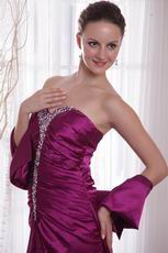 Formal Purple Evening Woman In Prom Dress On Sale