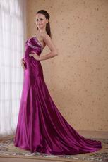 Purple Sweetheart Elegant Evening Dress 2014 Wear