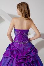 Top Designer Embroidery Purple Quinceanera Dresss With Jacket