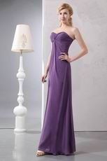 Cirss Cross Mediun Orchid Mother Of The Bride Dress