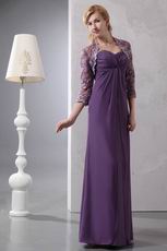 Cirss Cross Mediun Orchid Mother Of The Bride Dress