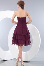 Layers Skirt Design Purple Dresses For Sweet 16 Party