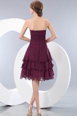 Layers Skirt Design Purple Dresses For Sweet 16 Party