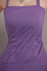 Light Lavender Purple Halter Skirt Bridesmaid Dress Sale