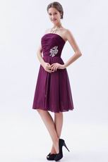 Inexpensive Plum Girl Bridesmaid Dress Under 100 Pounds