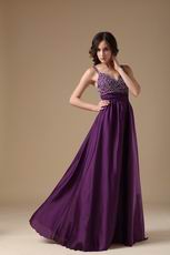 Purple Custom Made Elegant Woman Evening Celebrity Dress