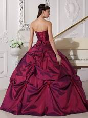 Cardinal Red Sweetheart Evening Ball Dress Low Price