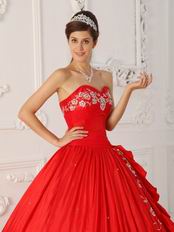 Corset Back Embroidery Trimed Quinceanera Dress 2014 Design
