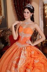 Where Can I Find 2014 Winter Quinceanera Dress Orange