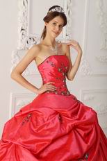 Military Party Wear Strapless Floor Length Ball Dress