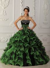 Sweetheart Sprin Green Dama Quinceanera Dress For Dsicount