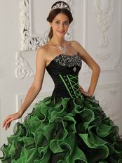 Sweetheart Sprin Green Dama Quinceanera Dress For Dsicount