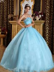 Princess Sky Blue Ancient Imperial Household Puffy Dress