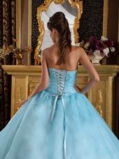 Princess Sky Blue Ancient Imperial Household Puffy Dress