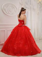 Scarlet Strapless Floor Length Military Ball Dress Online