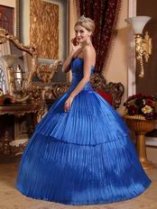 Fashion Royal Blue Quinceanera Dress For Winter Quinceanera Party