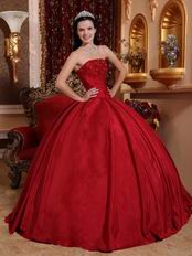 Inexpensive Wine Red Dress Quinceanera Top Designer