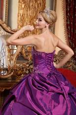 Purple Quinceanera Gown For Young Women 16th Birthday