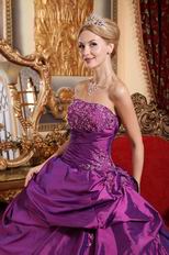 Purple Quinceanera Gown For Young Women 16th Birthday