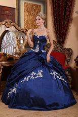 Sleeveless Navy Blue Quinceanera Dress Under 200 Dollars