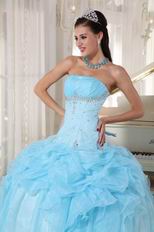 Baby Blue Top 100 Quality Quinceanera Dress For Discount