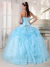 Baby Blue Top 100 Quality Quinceanera Dress For Discount