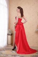 Red New Trender High-low Prom Dress For Women Wear