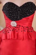 Red New Trender High-low Prom Dress For Women Wear