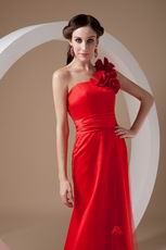 Featured 2014 Top 10 One Shoulder Scarlet Prom Dress Online