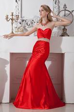 2012 Custom Made Sweetheart Scarlet Long Prom Dress Discount