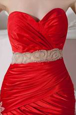 2012 Custom Made Sweetheart Scarlet Long Prom Dress Discount