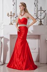 2012 Custom Made Sweetheart Scarlet Long Prom Dress Discount