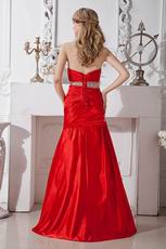 2012 Custom Made Sweetheart Scarlet Long Prom Dress Discount