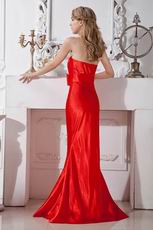 Affordable Strapless Mermaid Scarlet Juniors Evening Dress